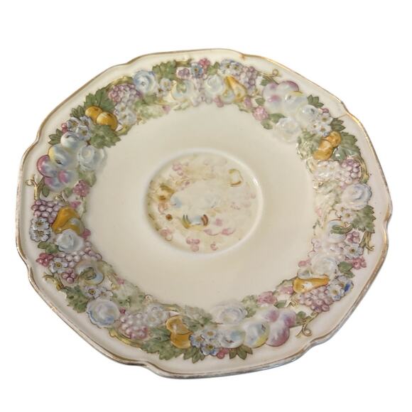 Vintage Five Crown Ducal "Florentine" Saucers Made in England - Picture 1 of 9